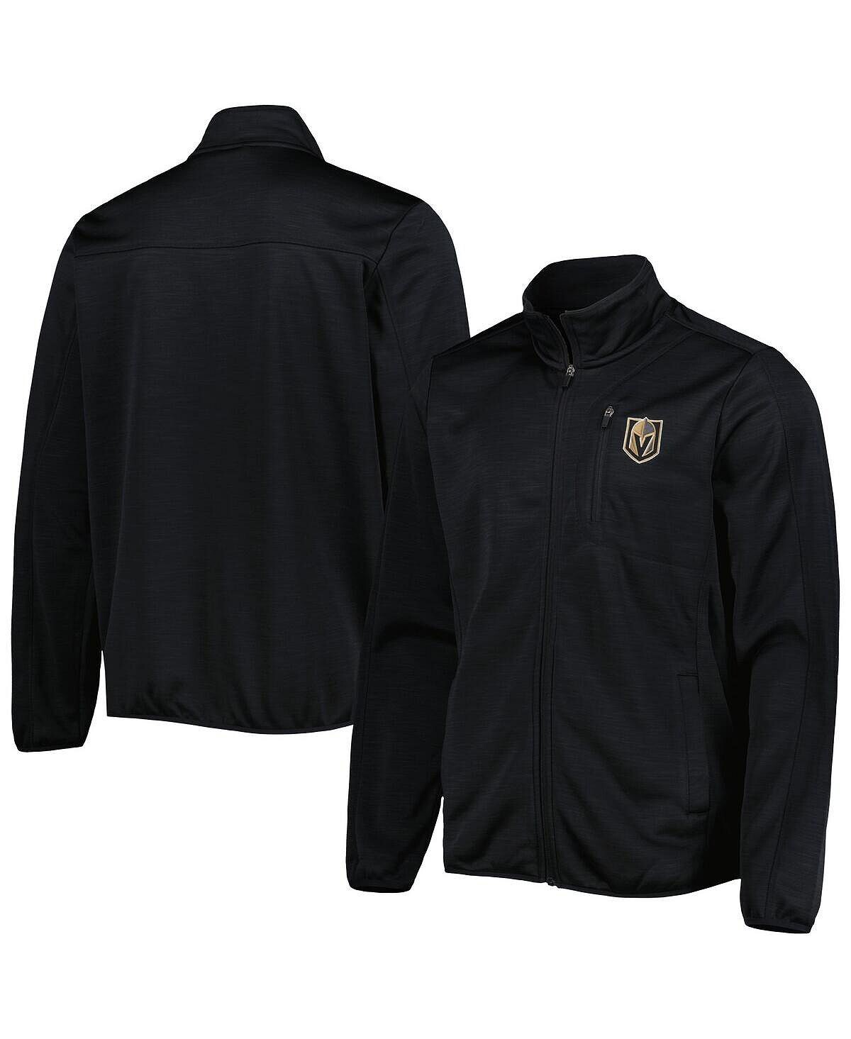 

Мужская черная куртка с молнией во всю длину Vegas Golden Knights Closer Transitional G-III Sports by Carl Banks