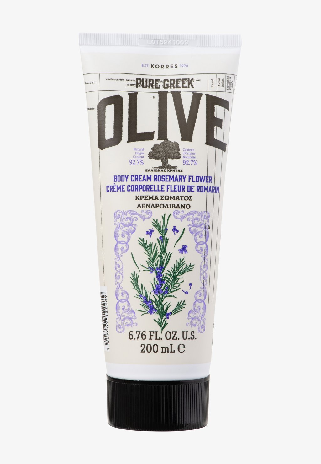 Увлажняющее Olive Rosemary Flower Body Milk KORRES