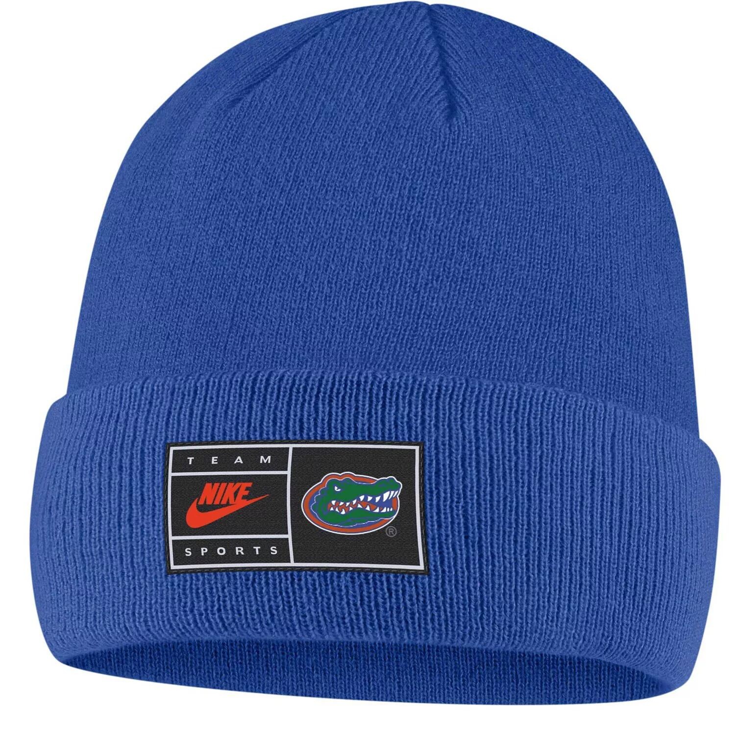 Мужская вязаная шапка с манжетами Nike Royal Florida Gators Utility