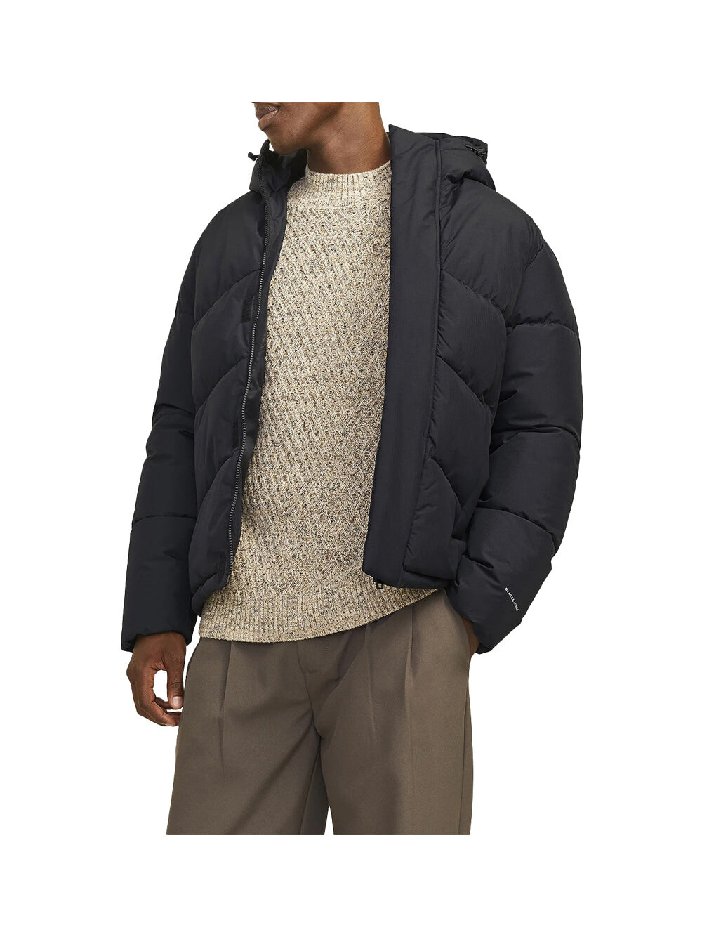

Черная мужская куртка Jack&Jones