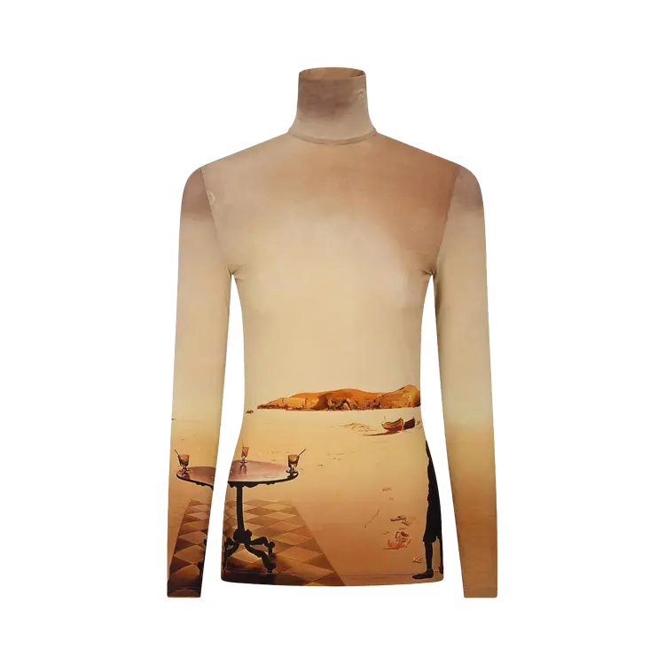 

Топ Paco Rabanne Dali's Sun Table Turtleneck 'Beige', загар