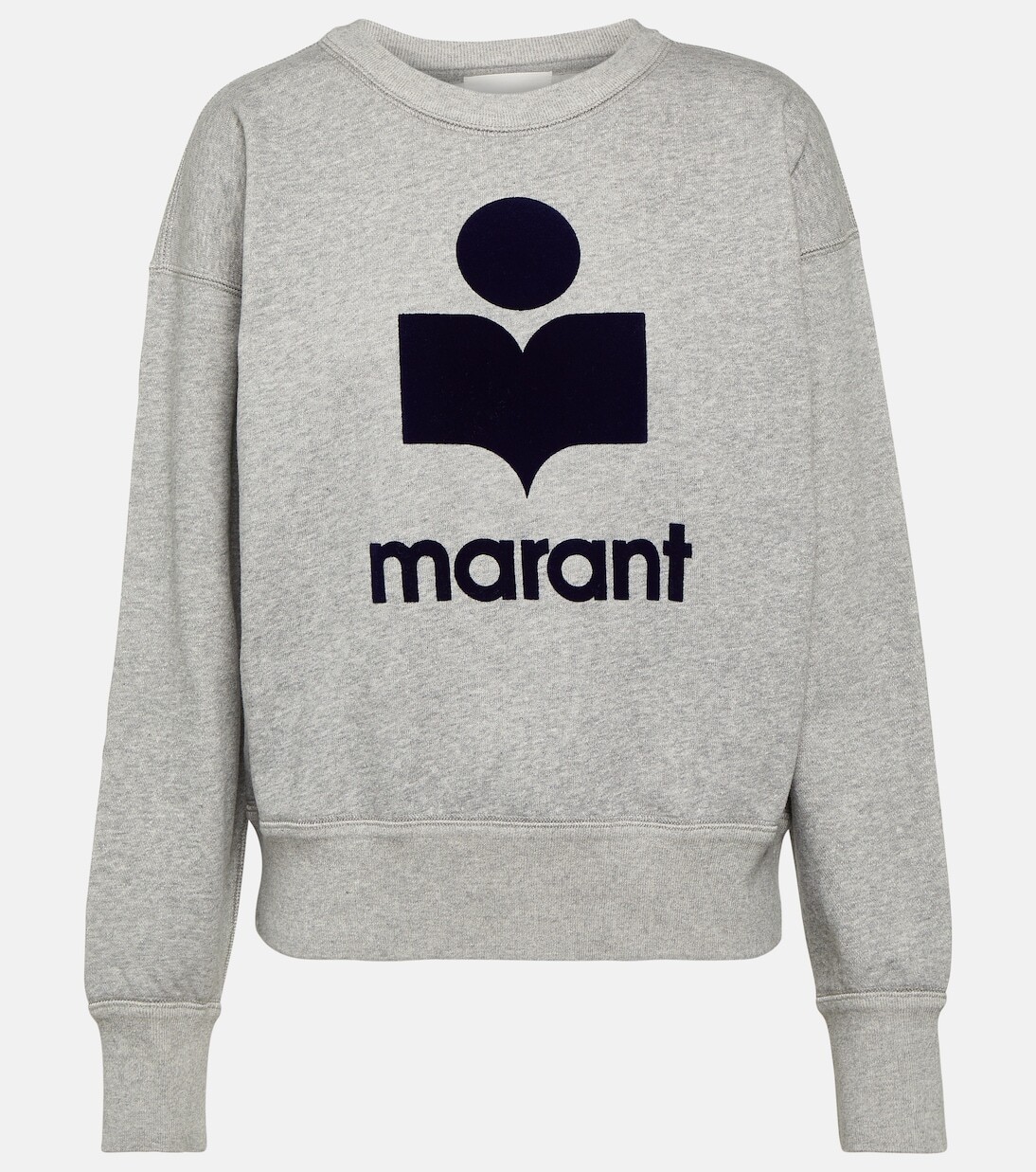 

Толстовка moby с логотипом Marant Etoile, серый