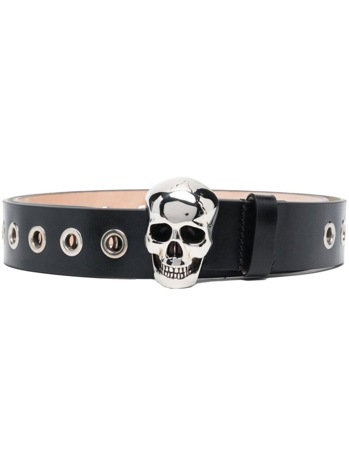 

Alexander McQueen ремень Skull с люверсами, черный