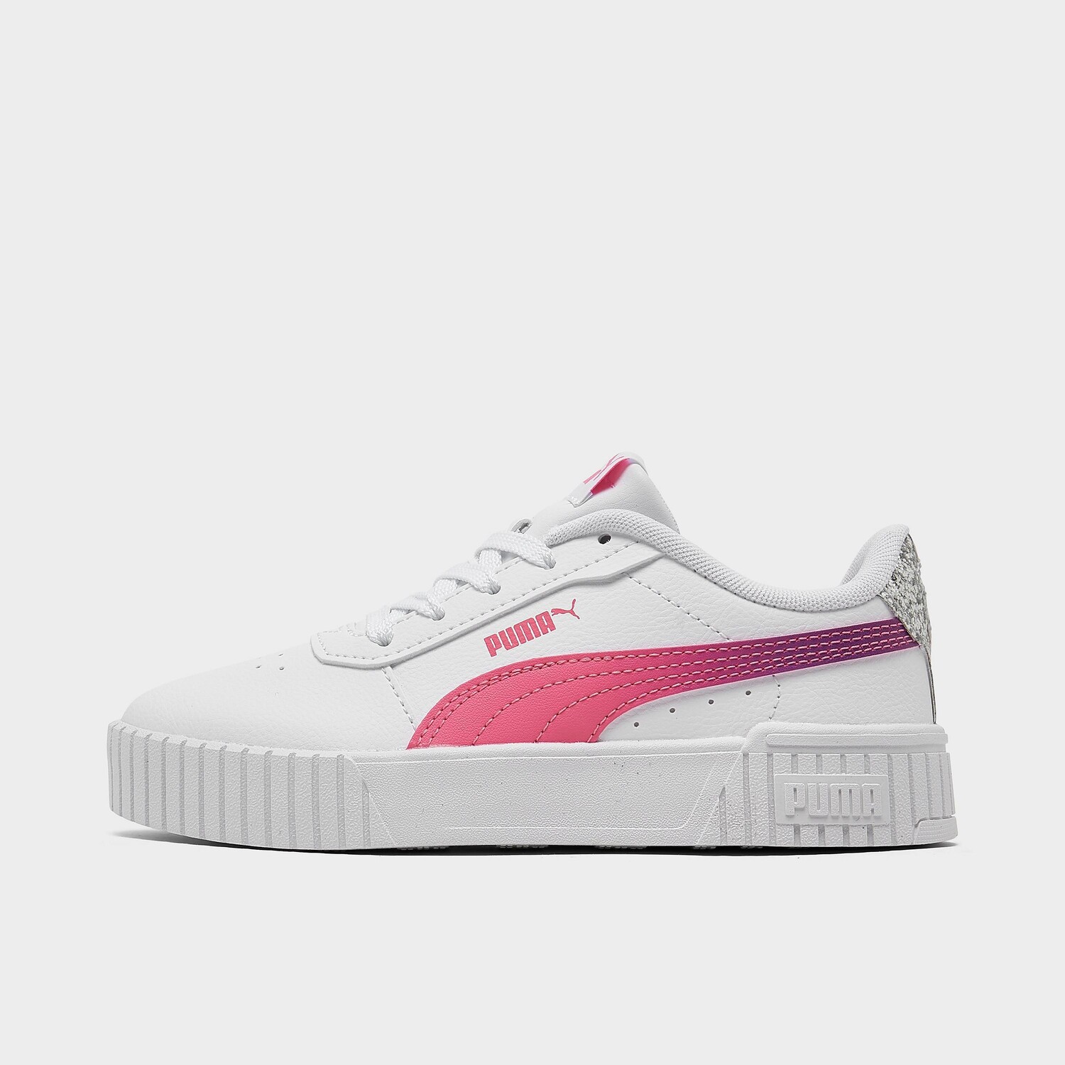 

Повседневная обувь для маленьких девочек Puma Carina 2.0 для девочек, белый