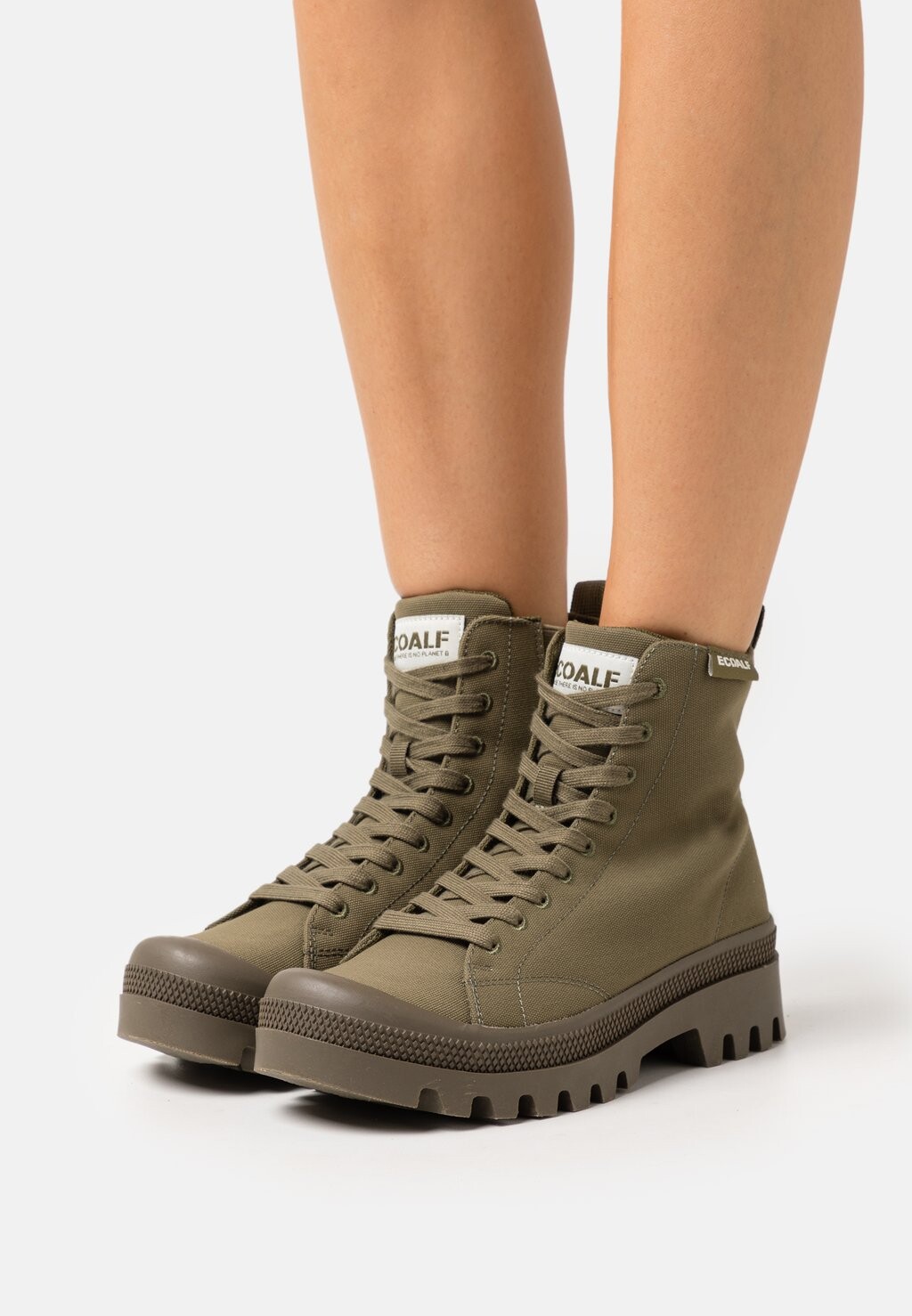 

Ботильоны на шнурке Ecoalf MULHACEN BOOTS, хаки