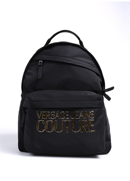 

Мужской рюкзак чёрно-золотой Versace Jeans Couture