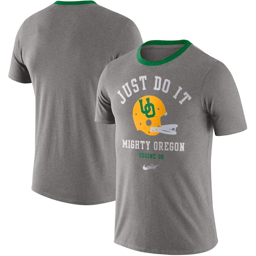 

Футболка с коротким рукавом Nike Oregon Ducks, серый