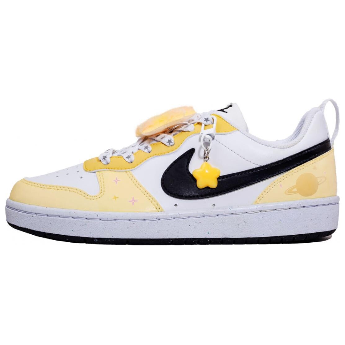 

Кроссовки Nike Court Borough Skateboarding Shoes Women's Low-top Yellow, цвет Lemon