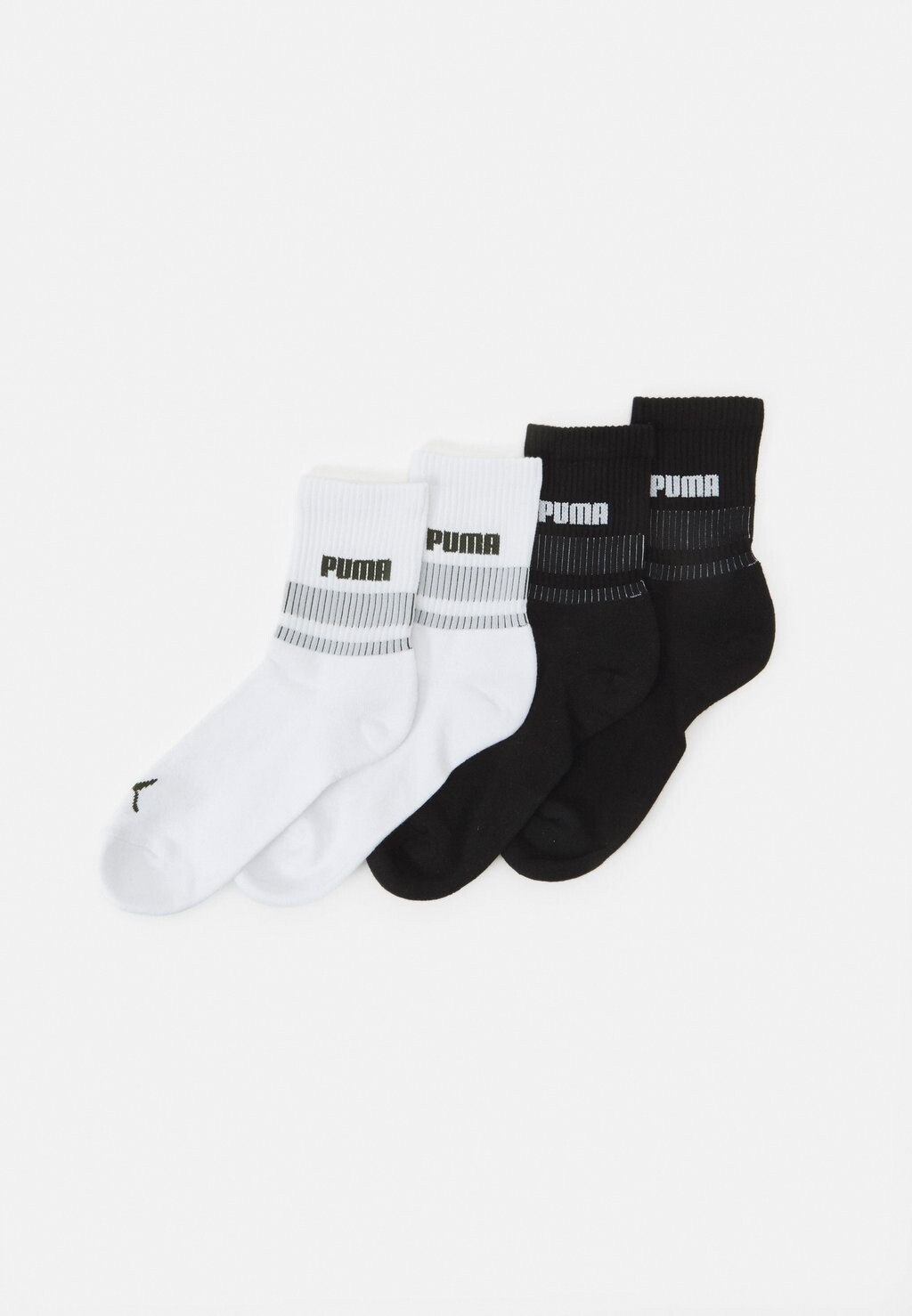 

Спортивные носки NEW HERITAGE SHORT CREW UNISEX 4 PACK Puma, черный/белый