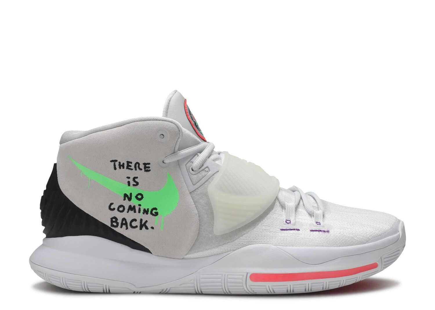 

Кроссовки Nike Kyrie 6 'There Is No Coming Back', белый, Белый;серый