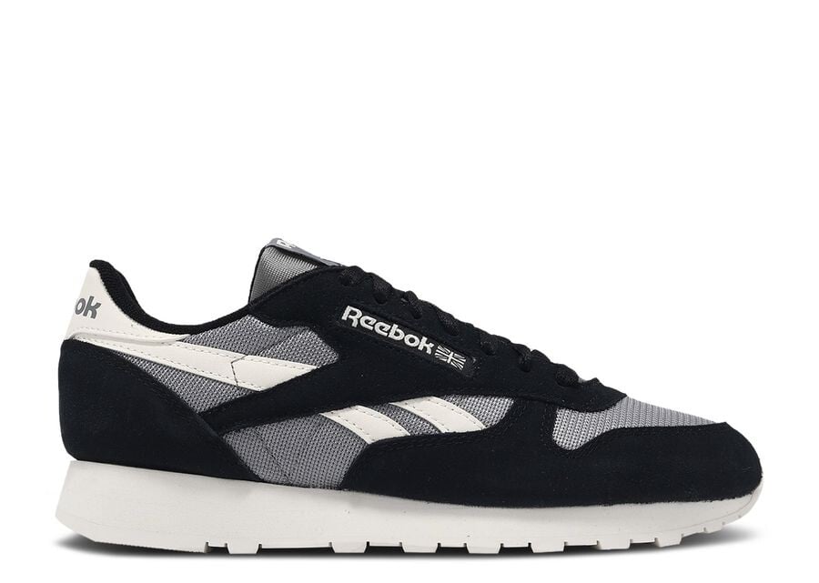 

Кроссовки Reebok Classic Leather, цвет Black Pure Grey