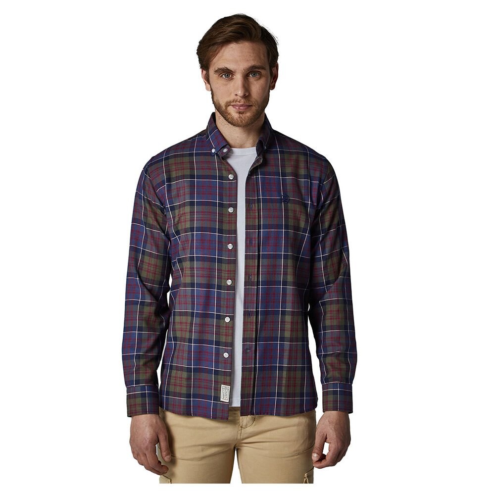 

Рубашка с длинным рукавом Altonadock 223275020790 Slim Fit, коричневый