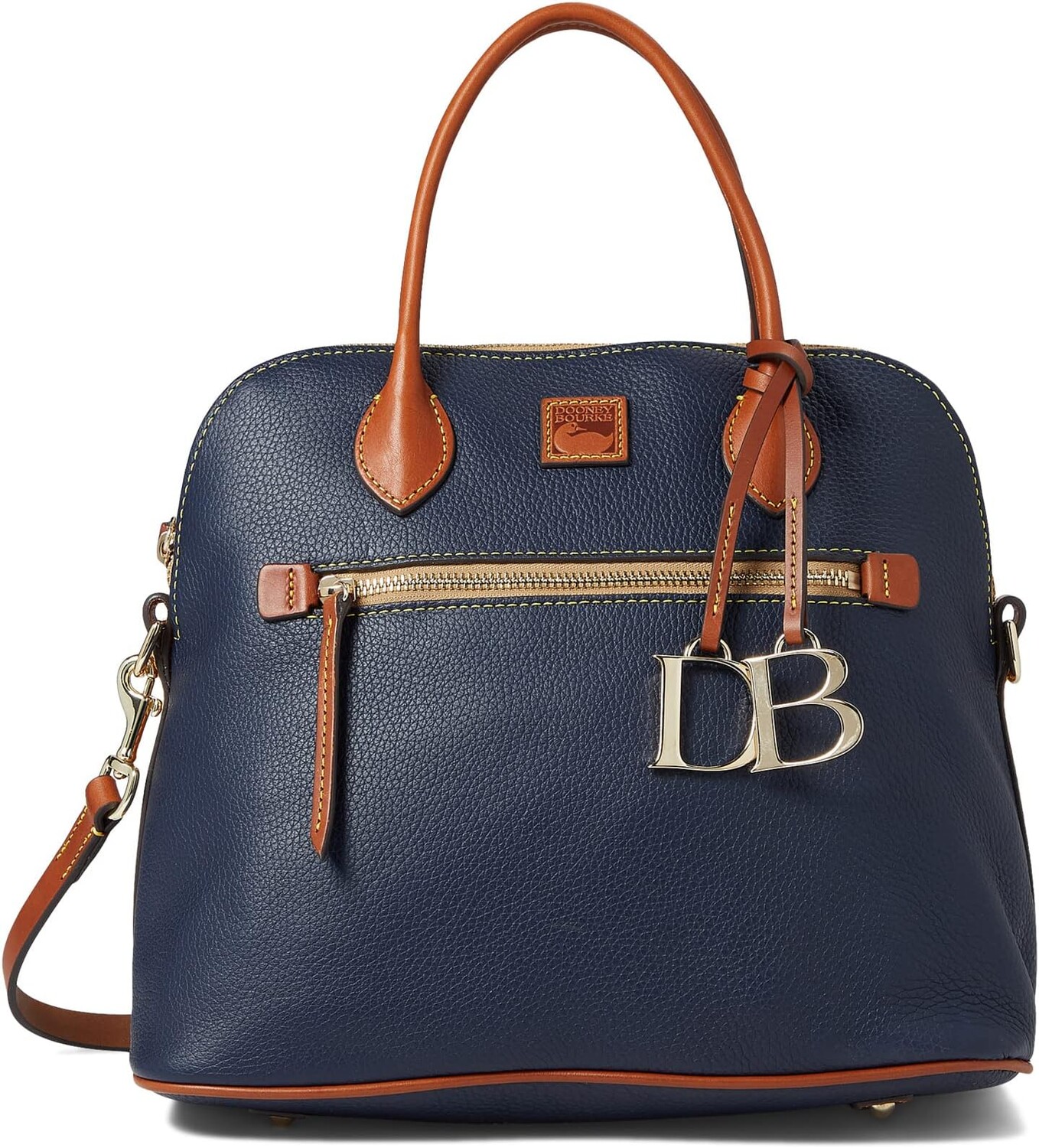 

Большая куполообразная сумка Pebble Dooney & Bourke, цвет Midnight Blue