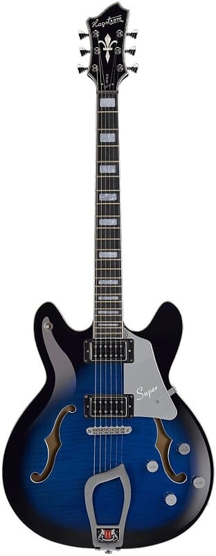 

Электрогитара Hagstrom Super Viking Semi Hollow Electric Guitar - Dark Baltic Sea - SUVIK-DBS