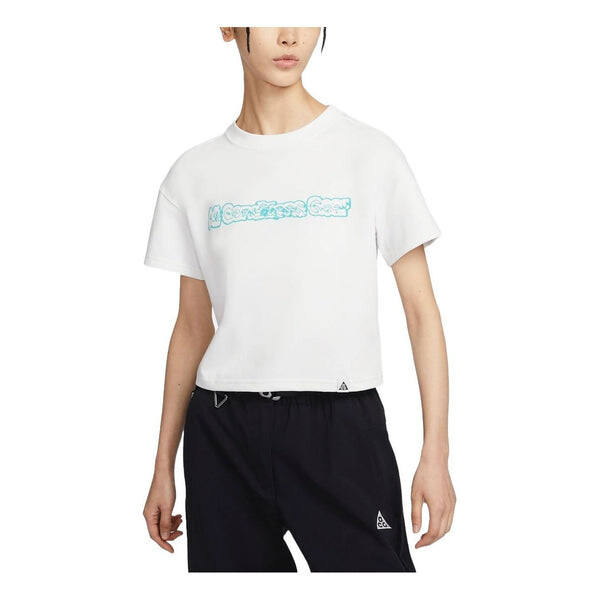 

Футболка acg dri fit adv футболка азиатские размеры Nike, белый