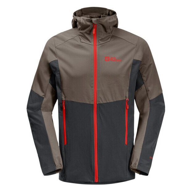 

Куртка из софтшелла Jack Wolfskin Brisstal Hoody, цвет Phantom