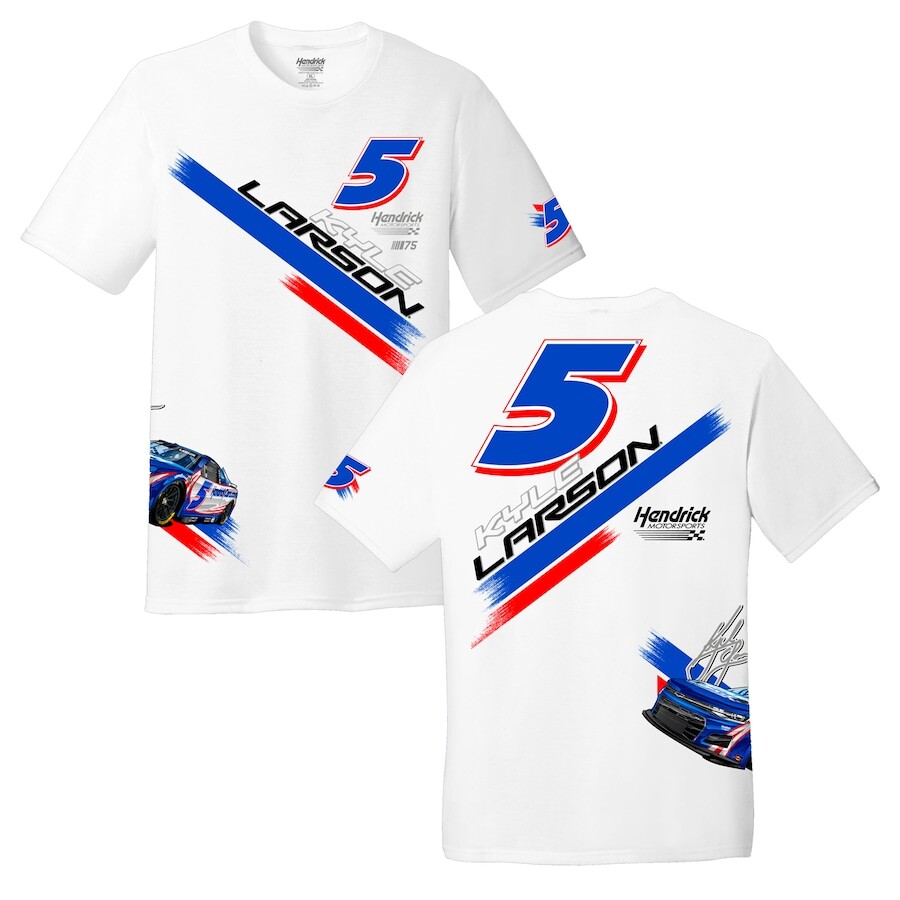

Футболка с коротким рукавом Hendrick Motorsports Team Collection Kyle Larson, белый