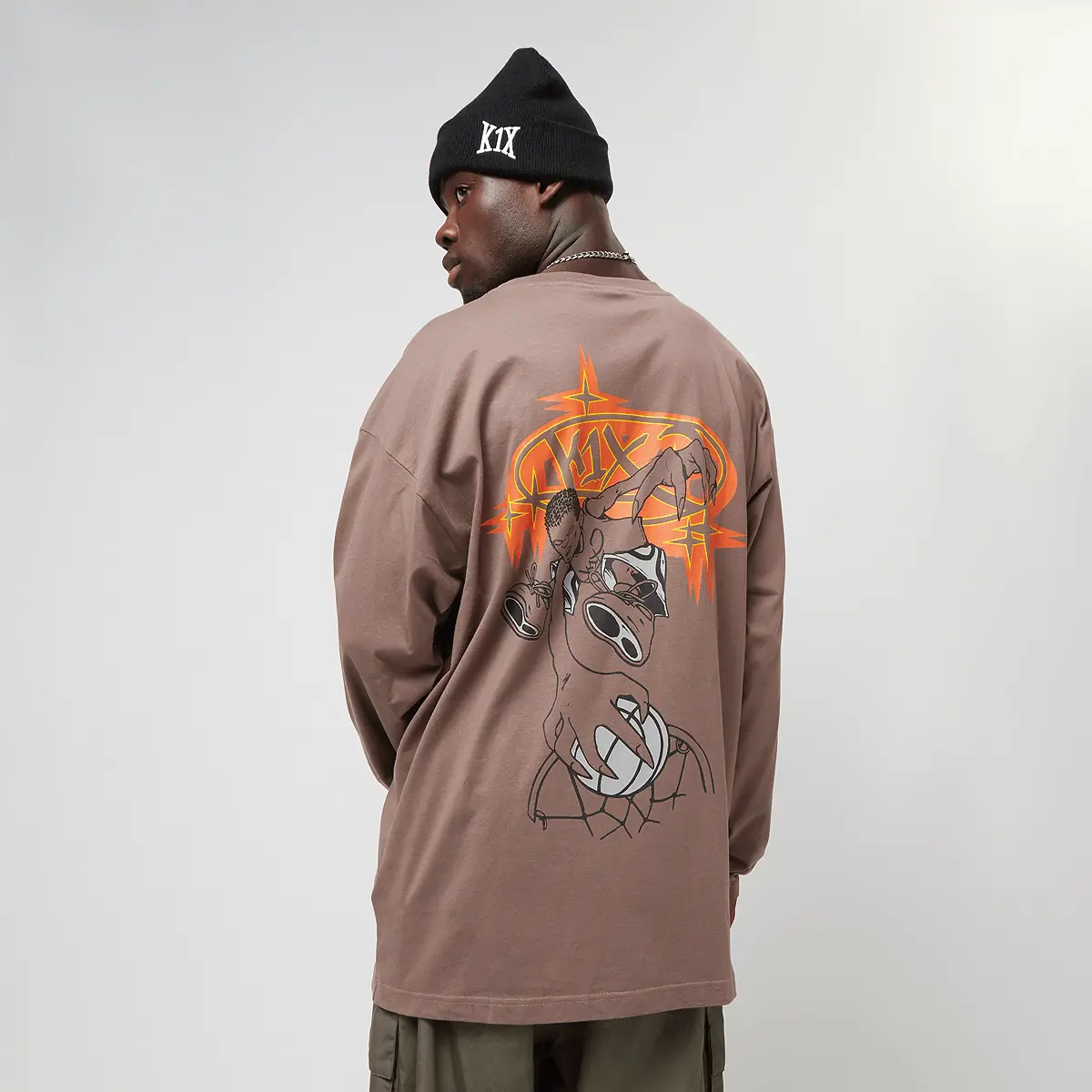 

Лонгслив K1X Alien Smash Longsleeve, коричневый