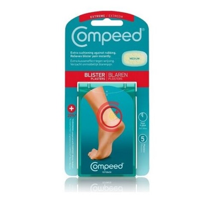compeed plasters medium sized blister plasters x12 Пластыри Extreme Blister, 5 шт., Compeed
