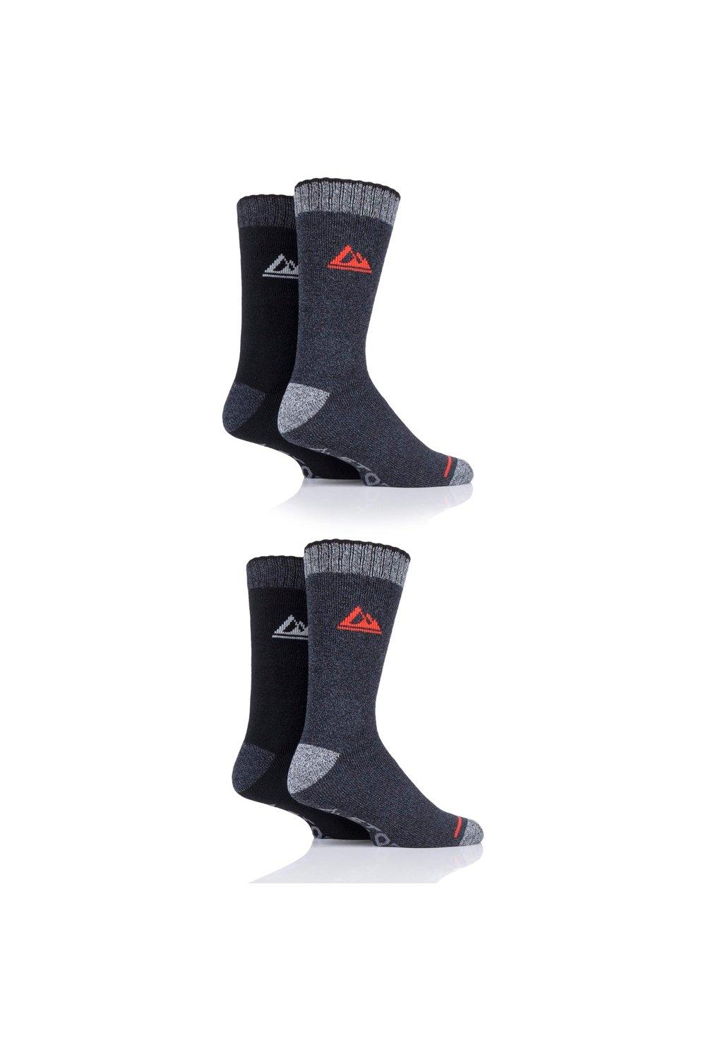 4 пары носков Performance Boot SOCKSHOP Storm Bloc, черный утеплители для ног игро beauty махровые 1 пар