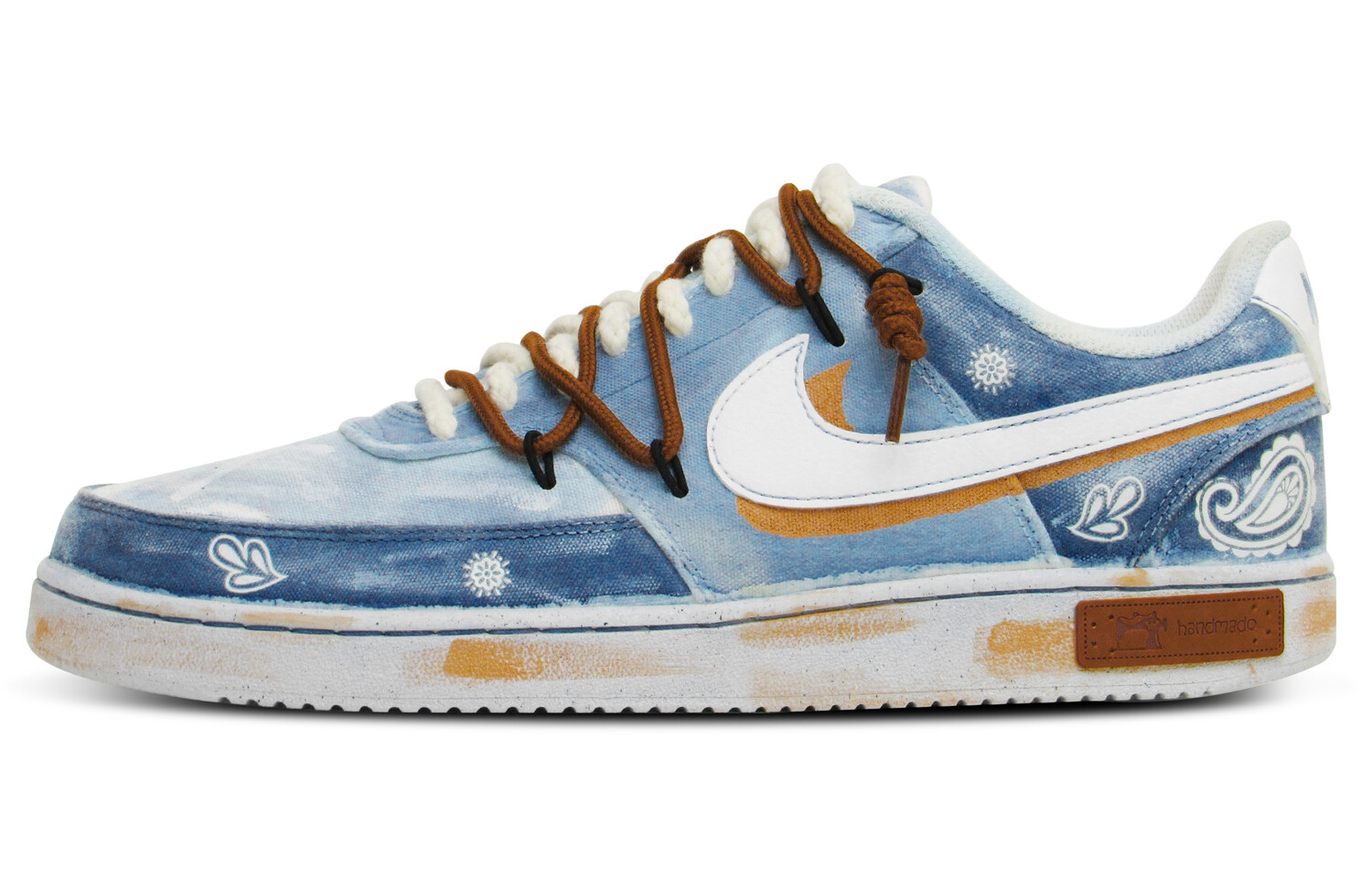 

Кроссовки Nike Court Vision 1 Skateboard Shoes Men Low-Top Orange