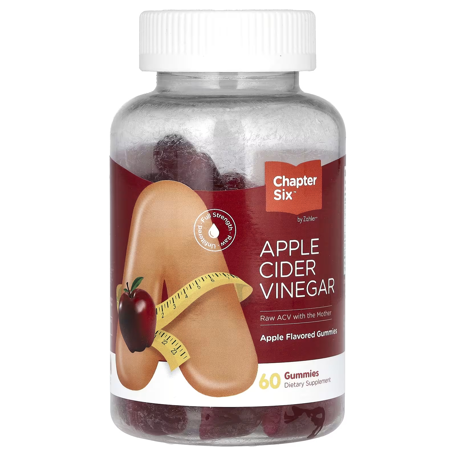 Яблочный уксус Chapter Six, 60 жевательных конфет enzymedica яблочный уксус с уксусной маткой 120 капсул