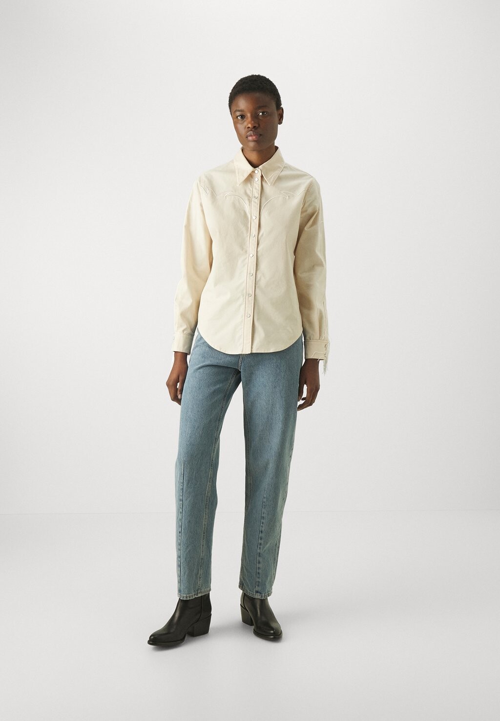 

Блузка на пуговицах Wolf Camicia Leggera Pinko, тинта роза