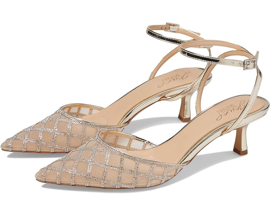

Туфли Jewel Badgley Mischka Yesenia, цвет Gold Metallic