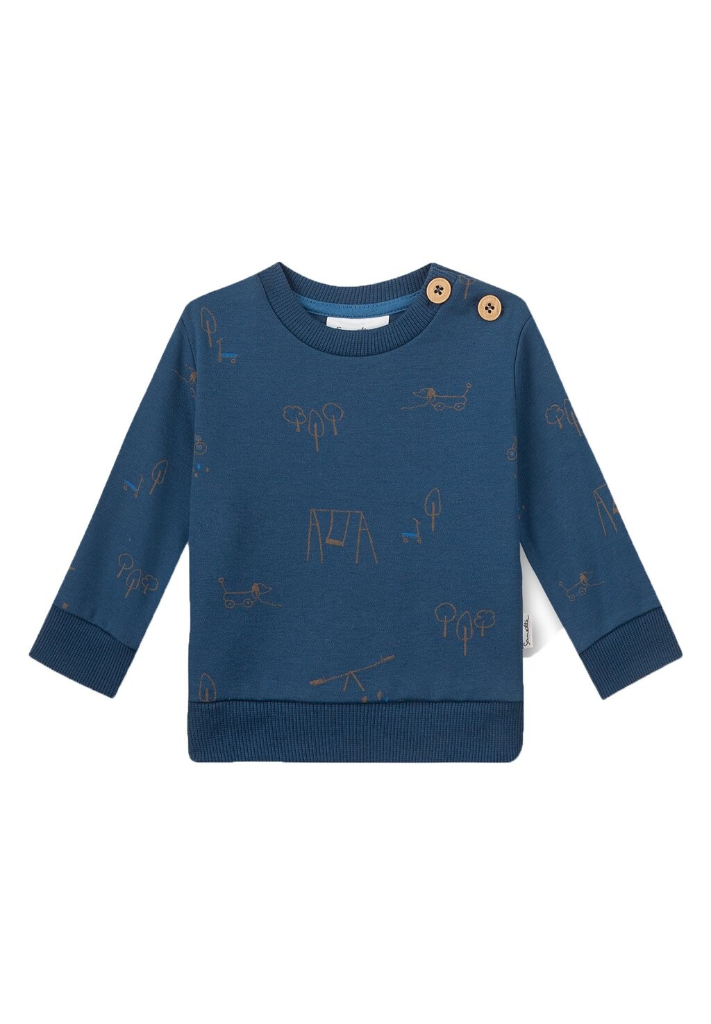 

Толстовка Sanetta Pure, цвет blau