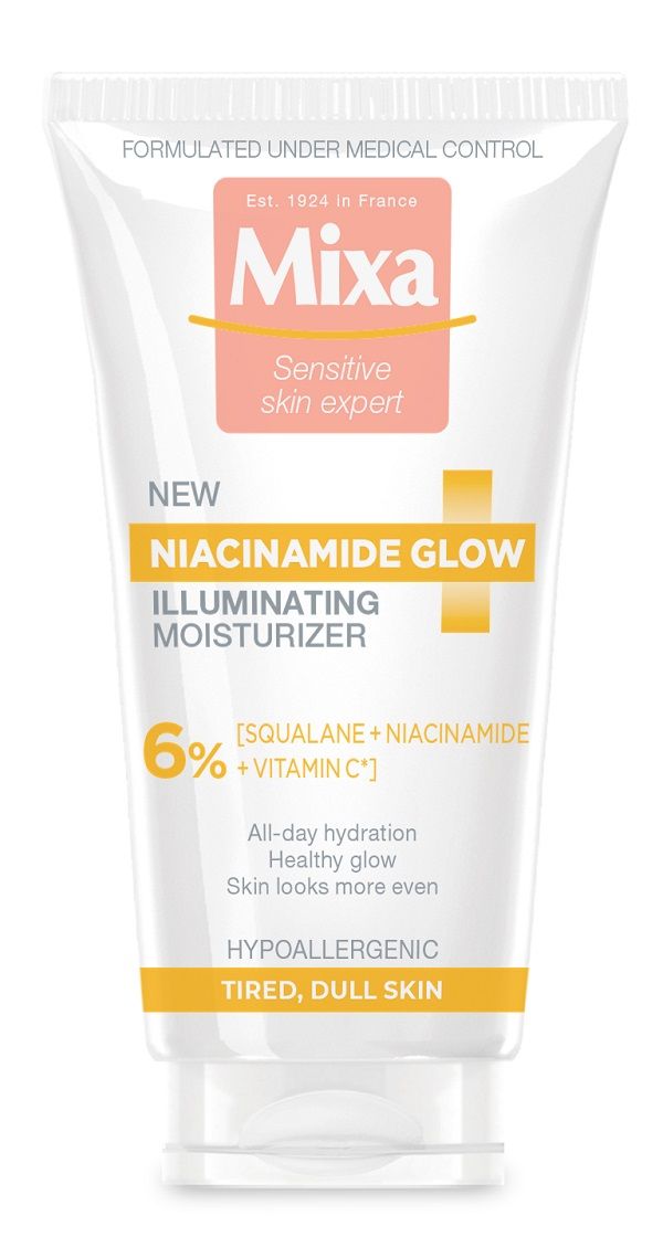 Mixa Niacinamide Glow крем для лица, 50 ml