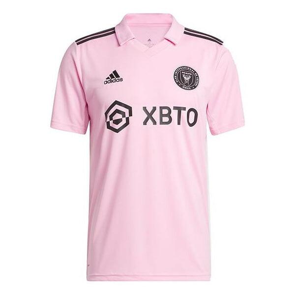 

Футболка inter miami cf 22 23 домашняя футболка Adidas, розовый