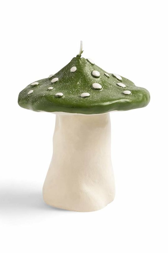 Декоративная свеча Mushroom Dots &k amsterdam, зеленый