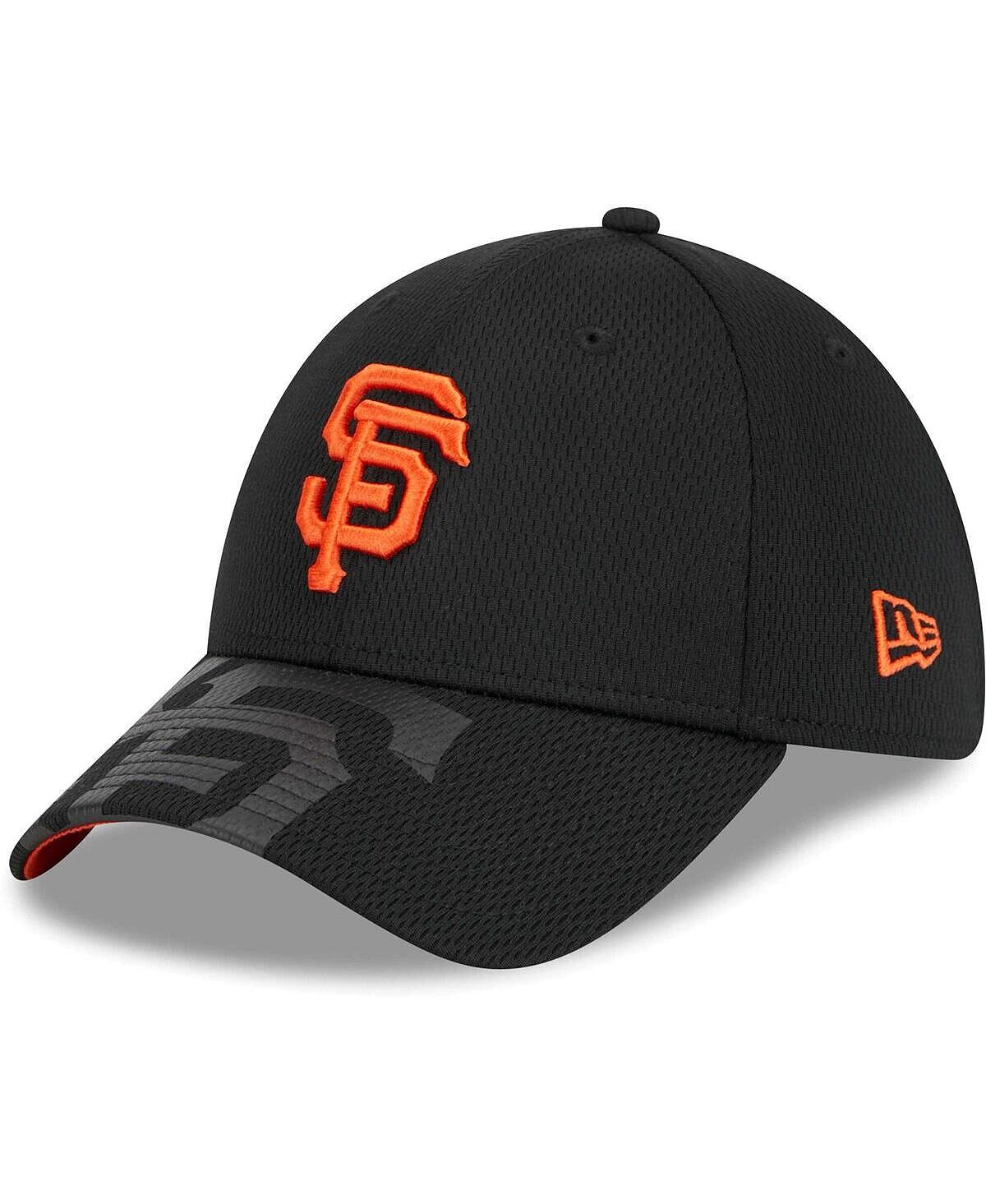 

Мужская черная кепка San Francisco Giants Top Visor 39THIRTY Flex Hat New Era