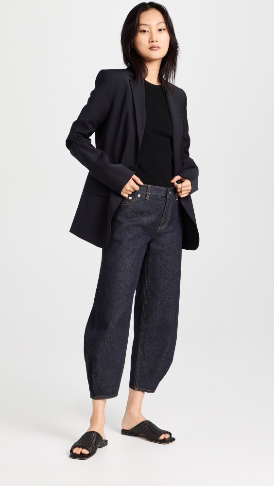 

Джинсы Tibi Indigo Denim Brancusi