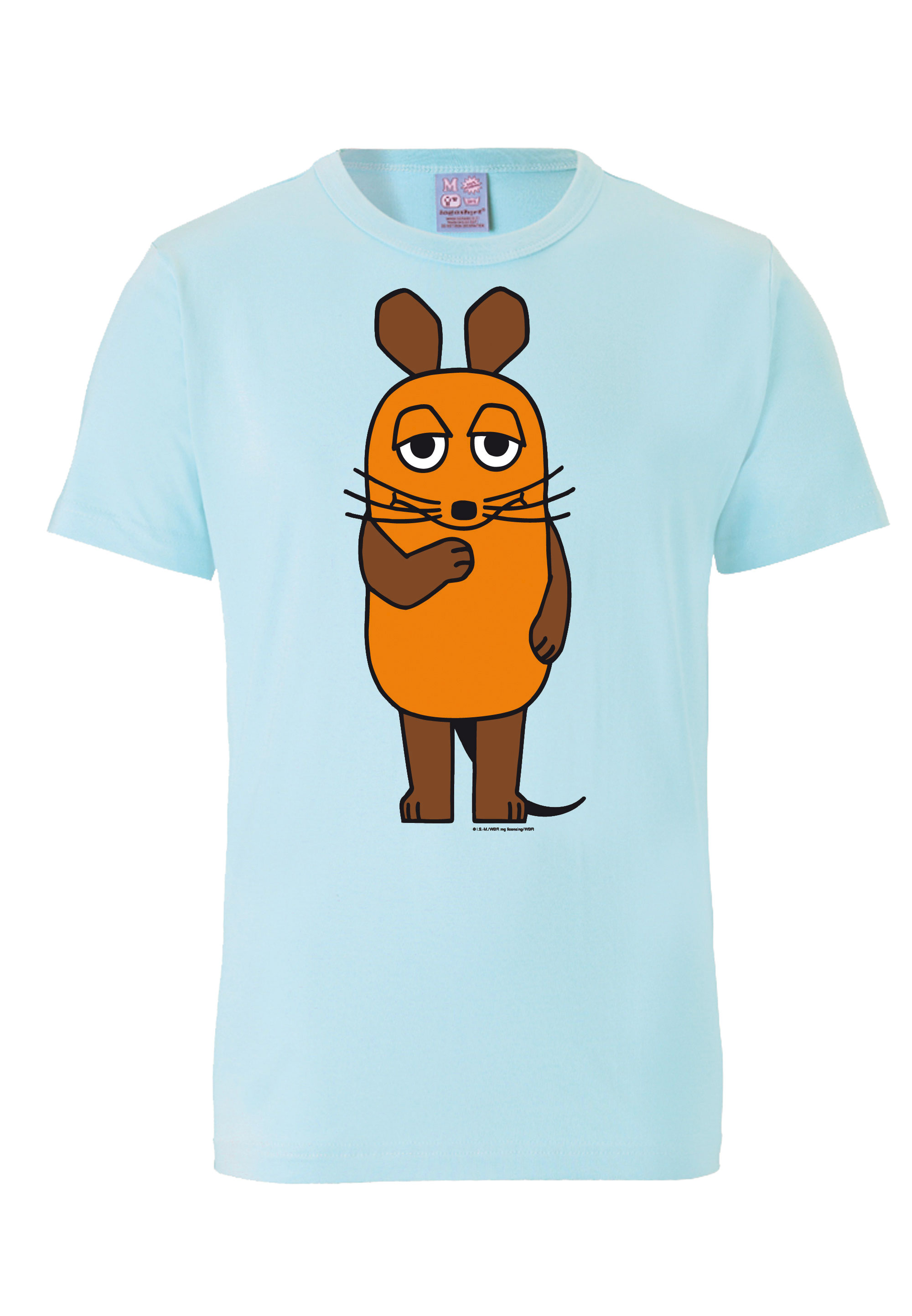 

Футболка Logoshirt s Die Sendung mit der Maus, светло-синий