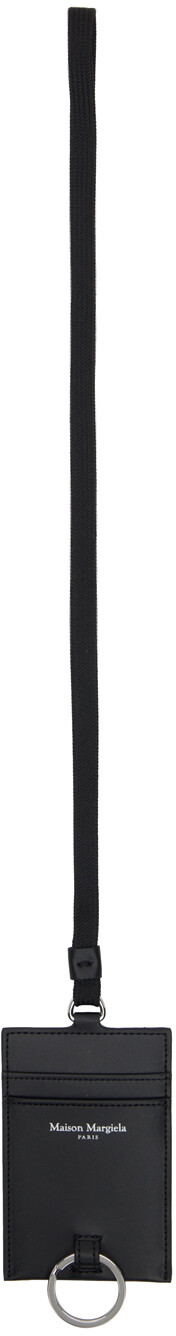

Черная визитница с четырьмя стежками Maison Margiela, цвет Black