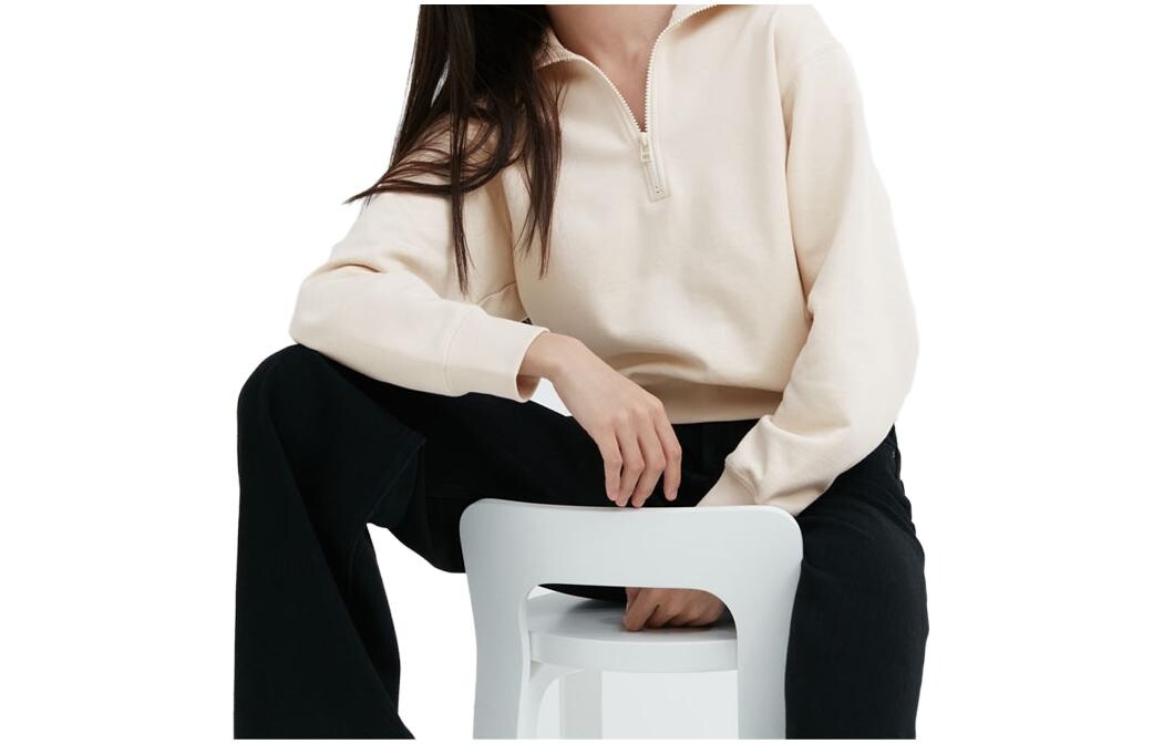 

Свитшот женский молочно-белый Uniqlo