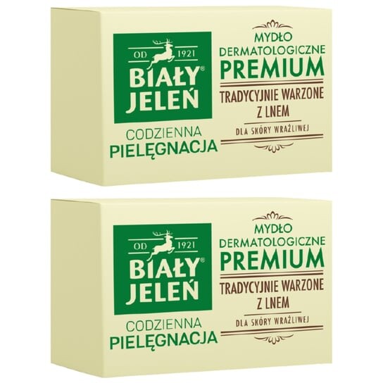 

Гипоаллергенное льняное мыло, 2х100г Biały Jeleń