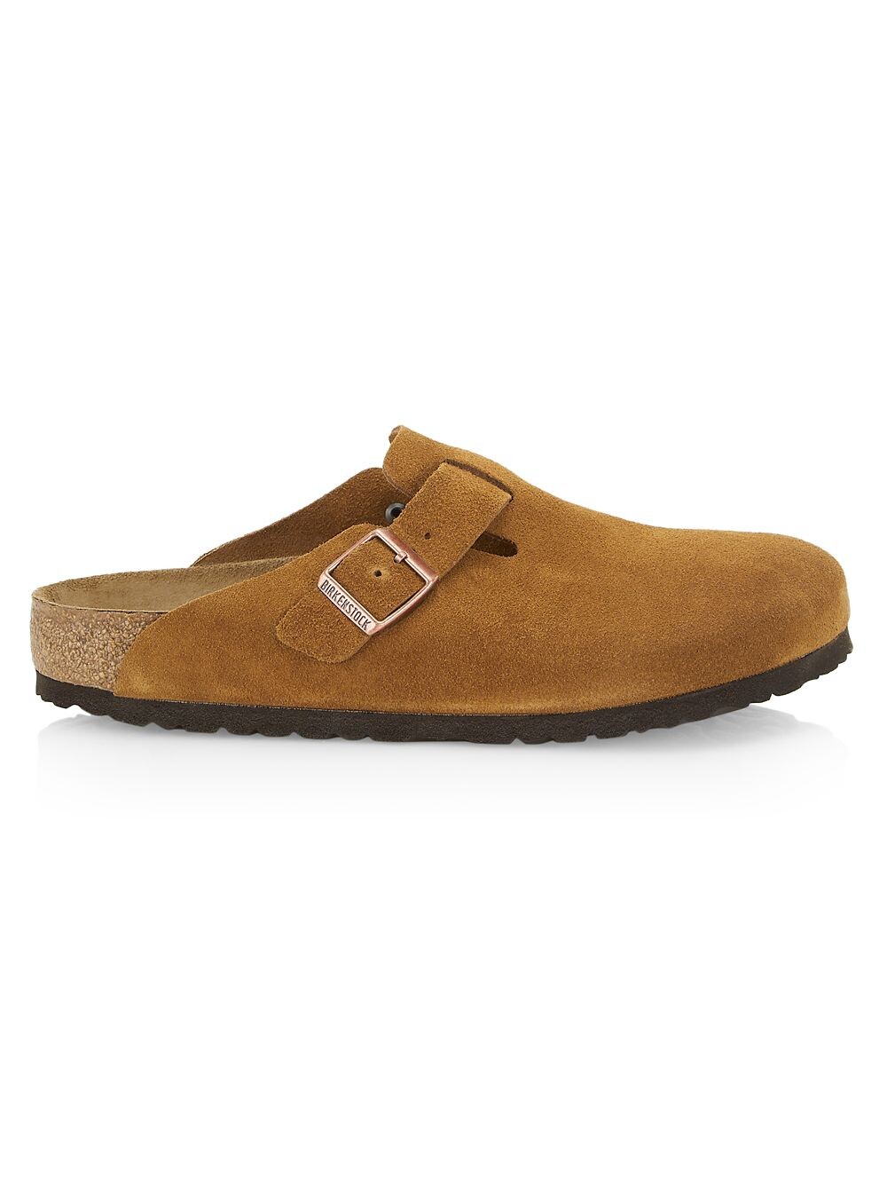 

Замшевые туфли без задника Boston с крупной пряжкой Birkenstock