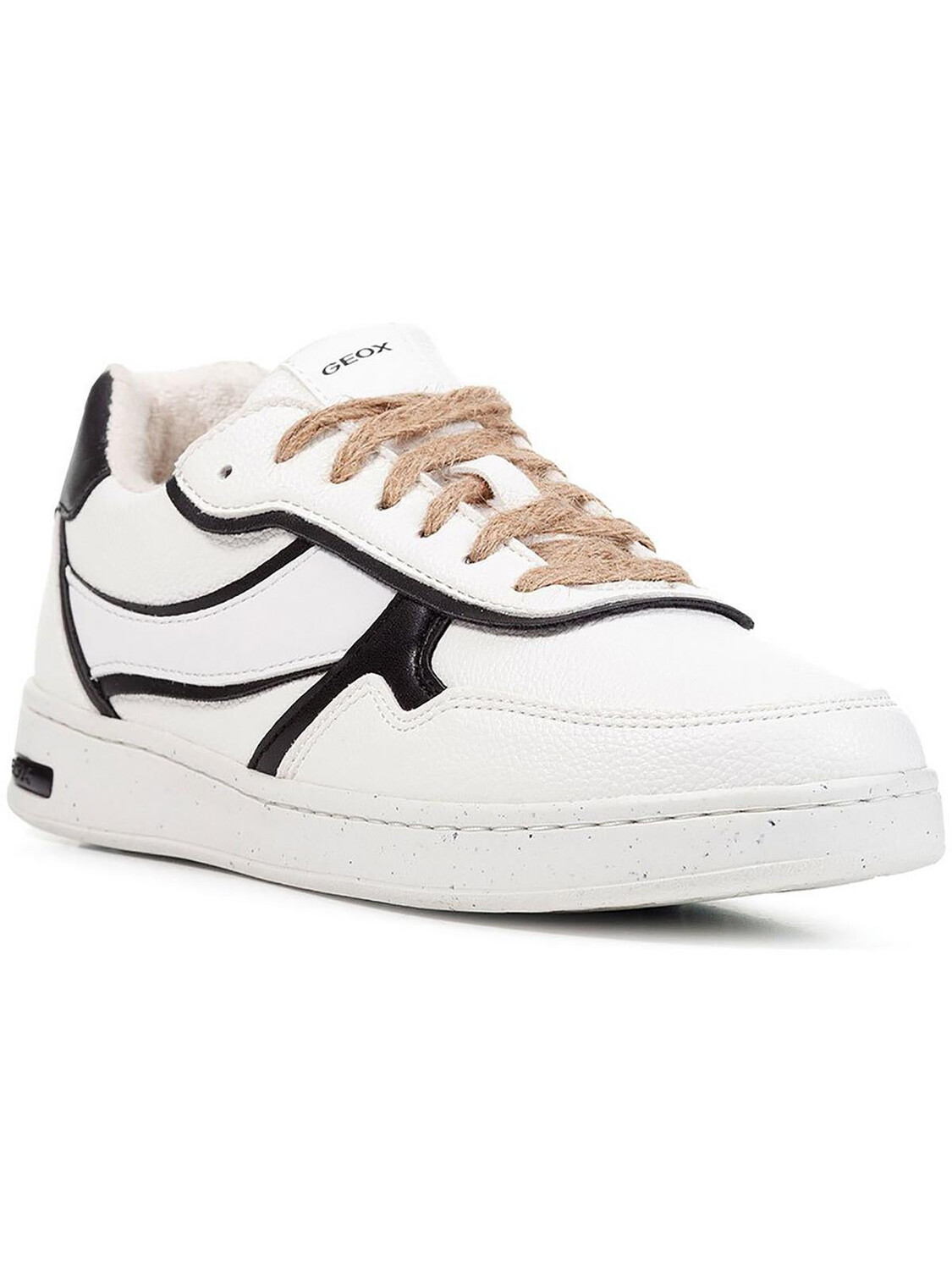 

Женские повседневные и модные кроссовки из искусственной кожи Jaysen Geox, цвет White/Black
