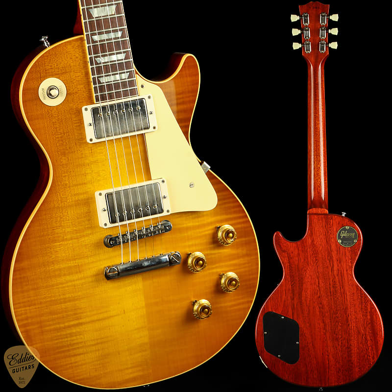 Электрогитара Gibson Custom Shop PSL '59 Les Paul Standard Reissue VOS Honey Lemon Fade dope lemon honey bones