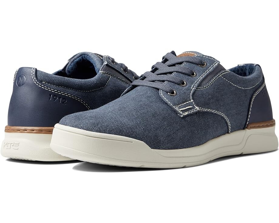 

Кроссовки Nunn Bush Kore Tour Canvas Plain Toe Oxford, синий
