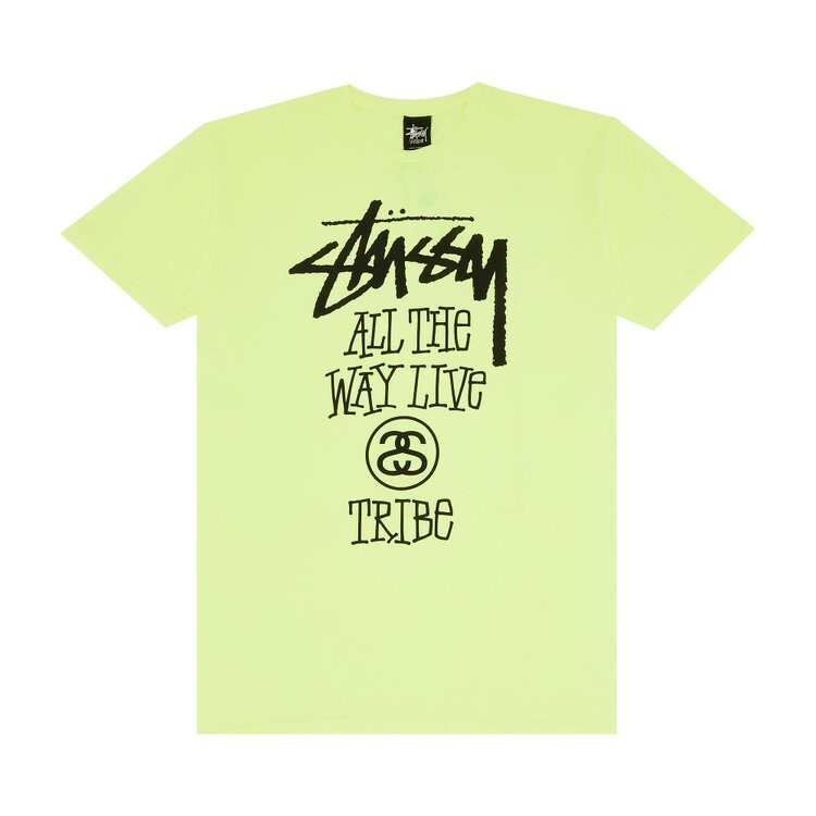 

Футболка Stussy All The Way Live 'Neon Yellow', желтый