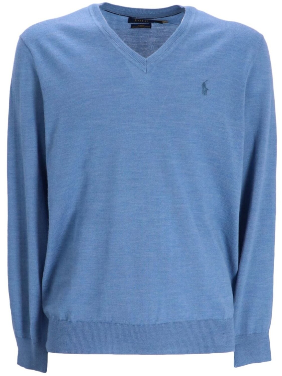 

Polo Ralph Lauren шерстяной джемпер с вышивкой Polo Pony, синий