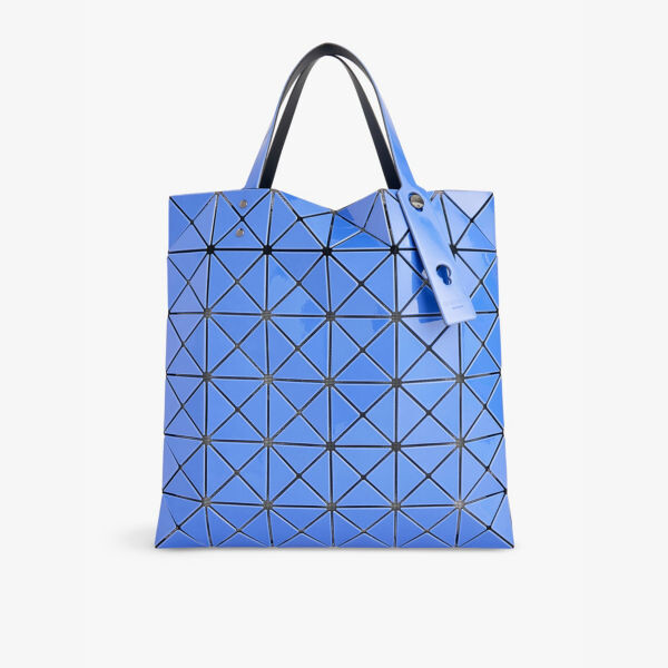 

Сумка-Тоут из ПВХ с геометрическим узором Lucent Bao Bao Issey Miyake, синий