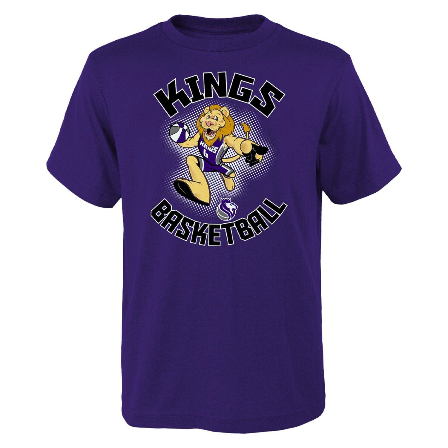 

Молодежная фиолетовая футболка с талисманом Sacramento Kings Outerstuff
