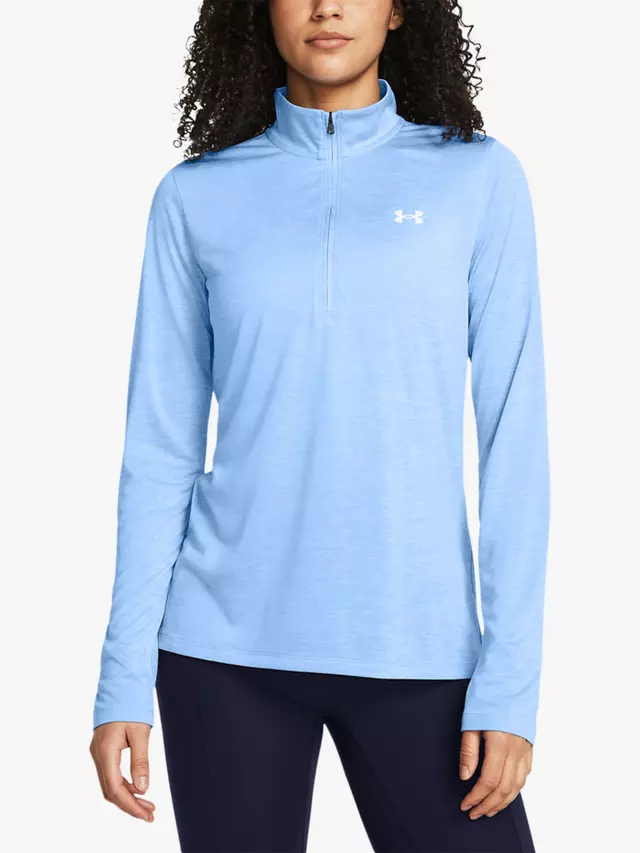

Топ Under Armour Tech 1/2 Zip Training, цвет blue/white