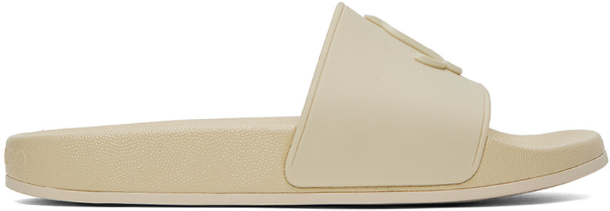 

Бежевые шлепанцы Port/F Jimmy Choo