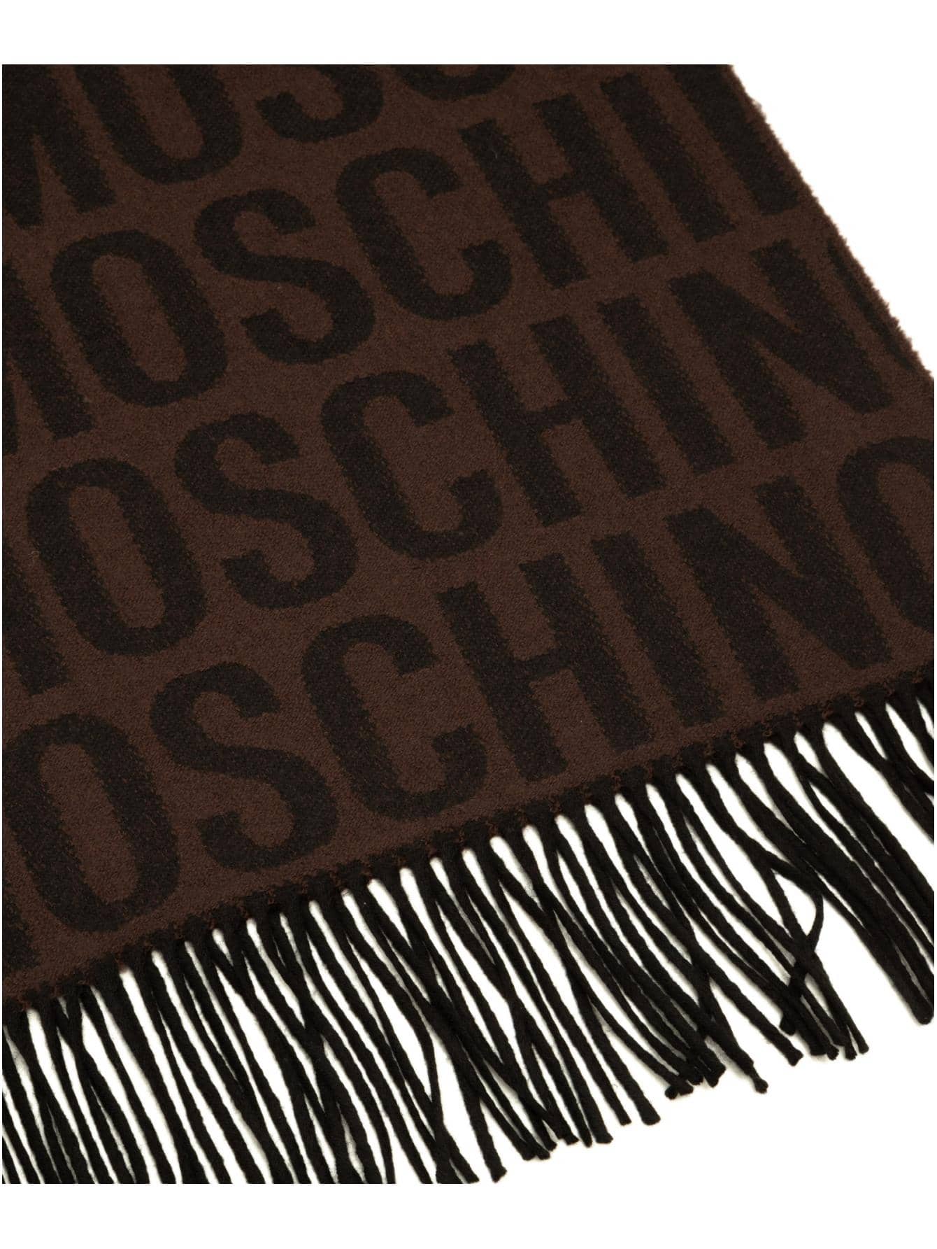 Moschino мужской шарф КОРИЧНЕВЫЙ 50152M5415004, коричневый