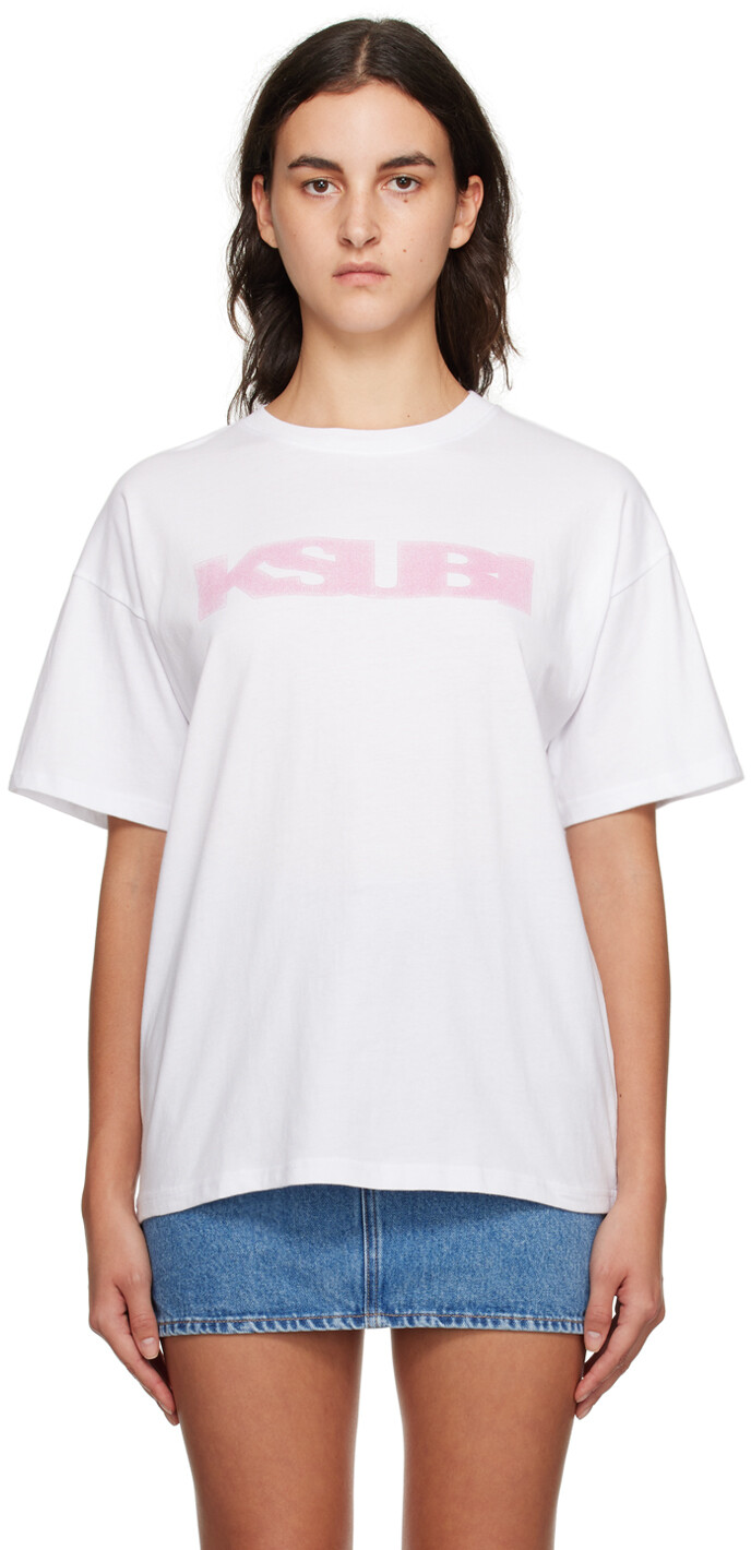 

Белая футболка Sott Oh G Ksubi